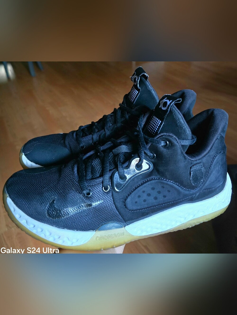 Sz 10.5 Men's NIKE KD TREY 5 Black Basketball Shoes